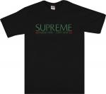 Футболка Supreme Nuova York Tee 'Black', черный - фото