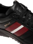 Кроссовки Bally Lace-up, черный/белый/темно-красный - фото 5