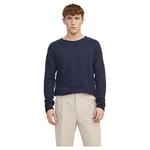 Свитер Jack & Jones Linen Knit Crew Neck, синий - фото