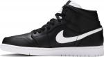Кроссовки Air Jordan 1 Retro Mid Black White, черный - фото 3