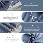 Комплект наволочек Soulful, 2 предмета, 40x80 см, синий деним - фото 3