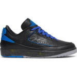 Кроссовки Off-White x Air Jordan 2 Retro Low SP Black Varsity Royal, черный - фото