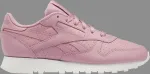 Кроссовки wmns classic leather 'infused lilac' Reebok, розовый - фото