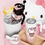 Echos Ice King термостакан 900 мл Sanrio, розовый/белый - фото 6