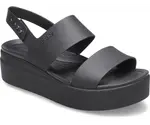 Босоножки Crocs Brooklyn Low Wedge, черный - фото 3