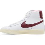 Кроссовки Nike Wmns Blazer Mid, бело-бордовый - фото 2