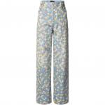 Damier Denim широкие брюки LOUIS VUITTON, мультиколор - фото