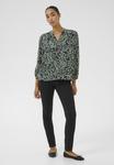 Блуза KAJANNE Kaffe, зеленый - фото 2