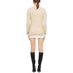 Платье Miu Miu с длинными рукавами, желтый - фото 3