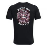 Футболка keep run graphic t-shirt 'black' Under Armour, черный - фото