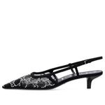 Сандалии gg slingback pump 'black' Gucci, черный - фото