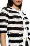 Свитер Sanctuary Open Knit Sweater Jacket, Chalk/Black Stripe 3 - фото 3