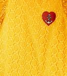 Вышитое кружевное платье Mini Rodini, желтый - фото 3