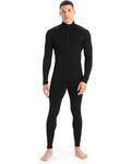 Пуловер Icebreaker Merino 260 Tech Long Sleeve Half Zip, черный - фото 4