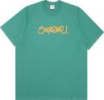 Футболка Supreme Handstyle Tee 'Light Pine', зеленый - фото 2