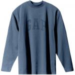 Лонгслив Yeezy Gap Engineered by Balenciaga Dove, темно-синий - фото