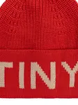 Шапка бини в рубчик с логотипом Tiny Cottons, красный - фото 3