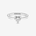 Кольцо Pandora Timeless Sparkling Heart Solitaire, серебро - фото 2