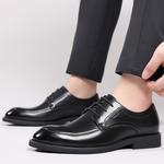 Черные туфли Dress Shoes Men's Black SHUPATE, однослойные - фото 3