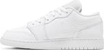 Кроссовки Air Jordan 1 Low GS Triple White, белый - фото 3