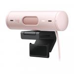 Веб-камера Logitech Brio 500, Full HD, розовый - фото 2