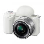 Беззеркальный фотоаппарат Sony ZV-E10 с объективом E PZ 16-50 мм f/3.5-5.6 OSS, белый - фото 2