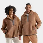 Пуловер Men's UGG UGGbraid Half-Zip, коричневый - фото 2