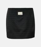 Мини-юбка с логотипом DOLCE&GABBANA, черный - фото