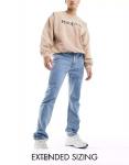 Синие прямые джинсы ASOS - фото