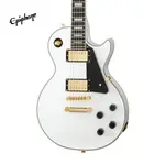 Электрогитара Epiphone Les Paul Custom - Альпийский белый - фото