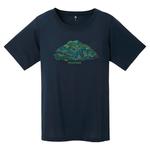 Обычная футболка женская MONTBELL, синий - фото