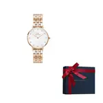 DW/DanielWellington Часы Petite Lumine 5-Link 28mm, Rose Gold-White Dial - фото