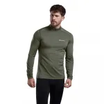 Футболка Montane Dart XT Half Zip long sleeve, зеленый - фото
