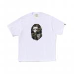Футболка Bape X Clot Camo Ape Head A BATHING APE, белый - фото