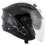 Открытый шлем Exo-230 Condor Jethelm Scorpion, черный/белый - фото 6