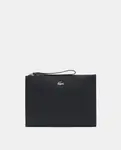 Черный клатч на молнии Lacoste, темно-синий - фото
