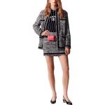 Свитер женский Chanel с принтом логотипа, черный / белый - фото 2