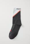 Носки Salomon PULSE CREW UNISEX, Icicle/Nine Iron/Neon Flame/Black - фото