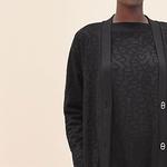 Трикотаж женский черный Hermes - фото 4