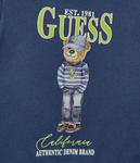 Толстовка Guess Regular Fit с принтом, синий - фото 3