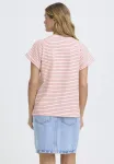 Frfeba tee basic tshirt Fransa, White W Honeysuckle Stripe - фото 3