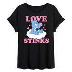 Футболка Juniors Care Bears Love Stinks Grumpy Bear oversize Licensed Character, черный - фото