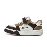 Детские скейтерские кроссовки Kids WARRIOR, бело-коричневые - фото