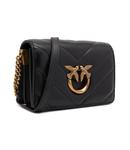 Сумка через плечо Pinko LOVE CLICK MINI SHEEP NAPPA BI, черный - фото 4