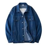 Джинсовая куртка унисекс Dareasy, Темно-синий - фото 4