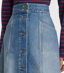 Джинсовая юбка миди Valentino, Medium Blue Denim - фото 4