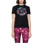 Футболка с принтом логотипа VERSACE JEANS COUTURE, черный - фото 2