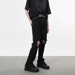 Джинсы унисекс COOLALPACA, черный (ripped) - фото 12