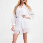 Футболка с длинными рукавами женская белая ARMANI EXCHANGE - фото 4