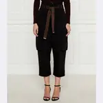 Брюки карго стандартного кроя Pinko, черный - фото